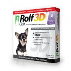 RolfСlub 3D Ошейник от клещей и блох для щенков и мелких собак, 40см